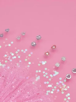 Prinzessin Lillifee Mädchen<Mädchen Ohrstecker pink uni