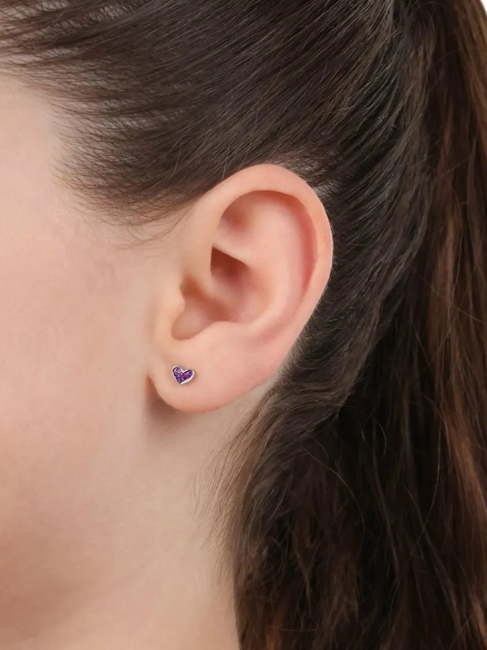 Prinzessin Lillifee Mädchen<Mädchen Ohrstecker rosa uni