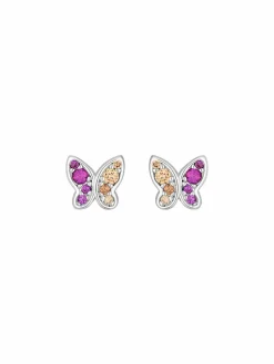 s.Oliver Mädchen<Mädchen Ohrstecker silber uni