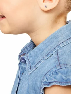 s.Oliver Mädchen<Mädchen Ohrstecker silber uni