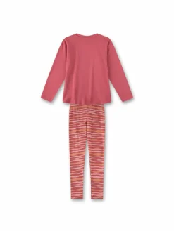 Sanetta Mädchen<Mädchen Pyjama rosa bedruckt
