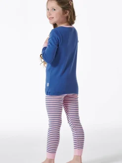 Schiesser Mädchen<Mädchen Pyjama - Girls World mehrfarbig bedruckt