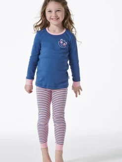 Schiesser Mädchen<Mädchen Pyjama - Girls World mehrfarbig bedruckt