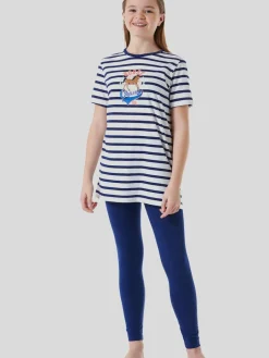 Schiesser Mädchen>Mädchen Pyjama - Horse World Organic Cotton