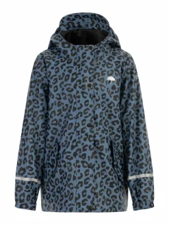 Schmuddelwedda Mädchen<Mädchen Regenjacke blau gemustert