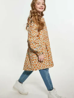 Schmuddelwedda Mädchen<Mädchen Regenparka orange gemustert