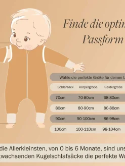 Mababu Mädchen<Mädchen Schlafsack - 2.5 TOG gelb uni