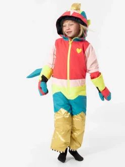 WeeDo Jungen<Mädchen Schneeanzug mehrfarbig gemustert