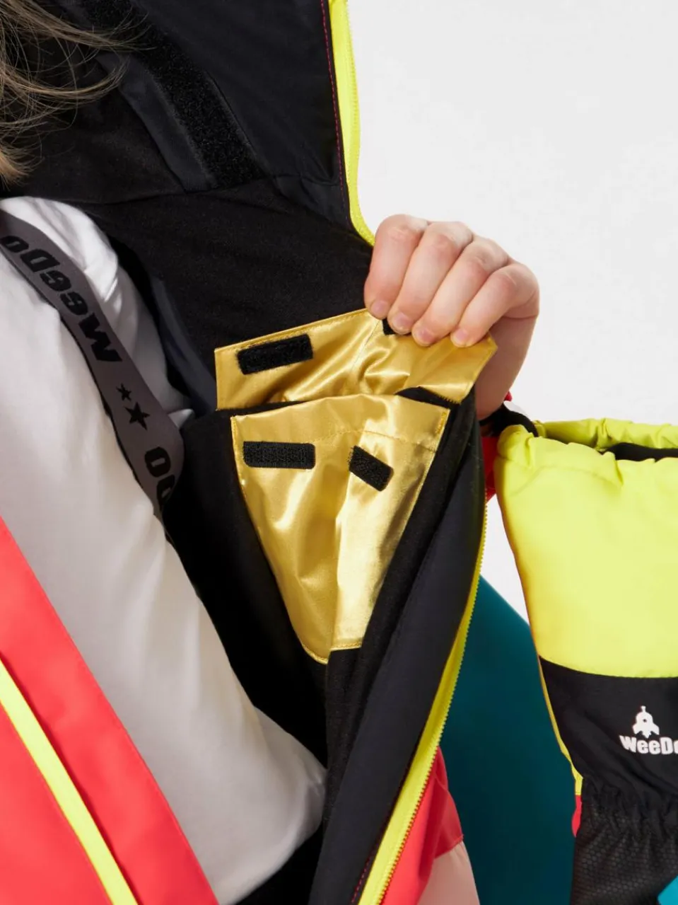 WeeDo Jungen<Mädchen Schneeanzug mehrfarbig gemustert