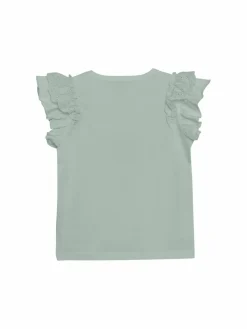 En Fant Mädchen<Mädchen Shirttop - ENT-shirt grün uni