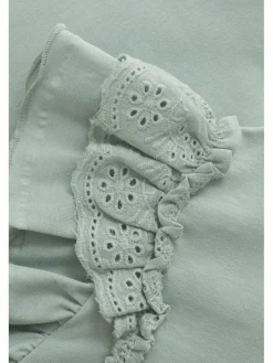 En Fant Mädchen<Mädchen Shirttop - ENT-shirt grün uni