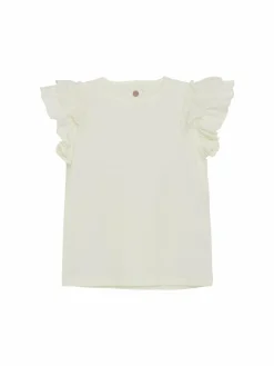 En Fant Mädchen<Mädchen Shirttop - ENT-shirt weiß uni