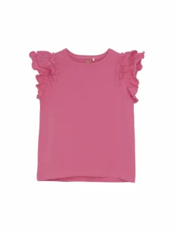 En Fant Mädchen<Mädchen Shirttop - ENT-shirt pink uni