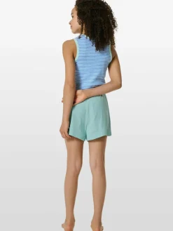 Schiesser Mädchen<Mädchen Shorty - Nightwear blau gestreift