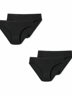 Schiesser Mädchen<Mädchen Slip - Allday Basic schwarz uni