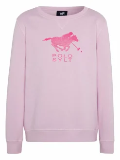 Polo Sylt Mädchen<Mädchen Sweatshirt rosa pink bedruckt