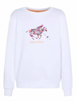 Polo Sylt Mädchen<Mädchen Sweatshirt weiß bedruckt