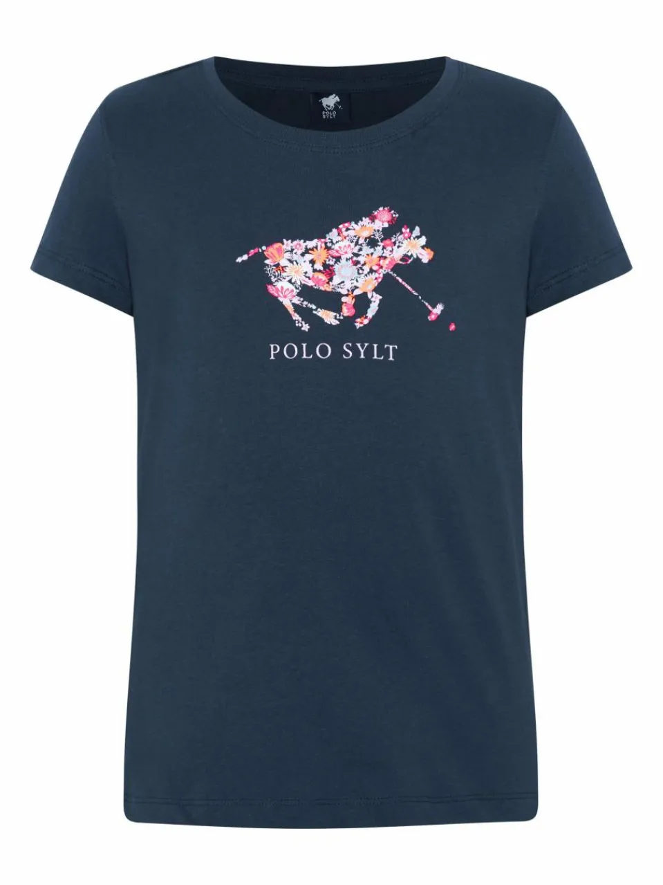 Polo Sylt Mädchen<Mädchen T-Shirt marine blau bedruckt
