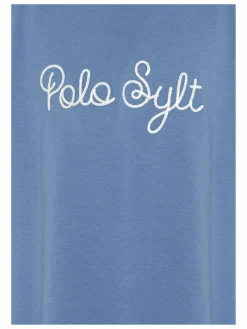 Polo Sylt Mädchen<Mädchen T-Shirt blau bedruckt