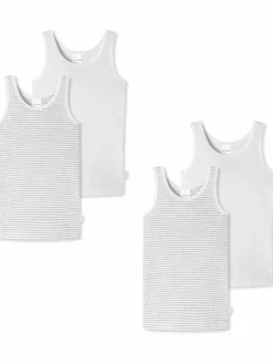 Schiesser Mädchen<Mädchen Unterhemd - Allday Basic pink gemustert