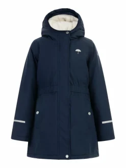 Schmuddelwedda Mädchen<Mädchen Winterjacke blau uni