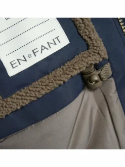 En Fant Jungen<Mädchen Winterjacke blau uni