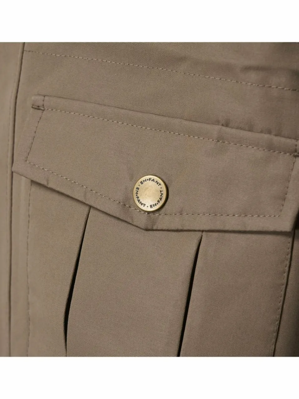 En Fant Jungen<Mädchen Winterjacke braun uni