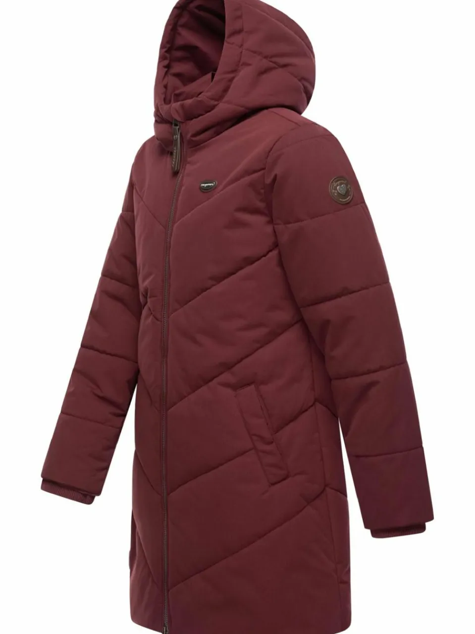 Ragwear Mädchen<Mädchen Winterjacke - Rebbie rot uni