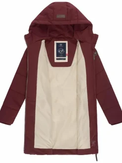 Ragwear Mädchen<Mädchen Winterjacke - Rebbie rot uni