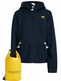 Schmuddelwedda Mädchen<Mädels Blouson + Tagesrucksack - SET blau meliert