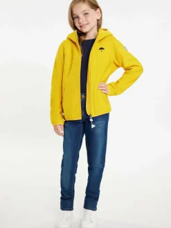 Schmuddelwedda Mädchen<Mädels Blouson + Tagesrucksack - SET gelb meliert