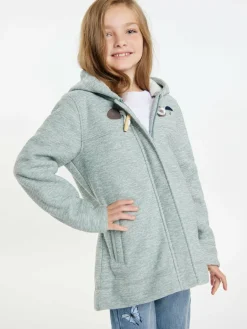 Schmuddelwedda Mädchen<Mädels Mantel + Tagesrucksack - SET mint meliert