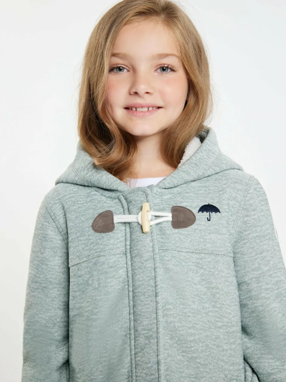 Schmuddelwedda Mädchen<Mädels Mantel + Tagesrucksack - SET mint meliert