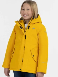 Schmuddelwedda Mädchen<Mädels Winterjacke gelb uni