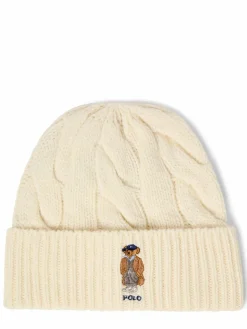 Polo Ralph Lauren Mützen & Hüte<Mütze mit Wollanteil ecru uni