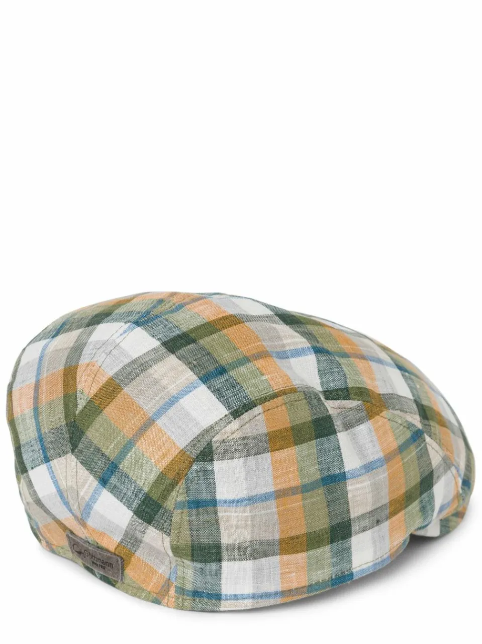 Göttmann Mützen & Caps<Schiebermütze aus Leinen - Jackson-A schilf mehrfarbig kariert