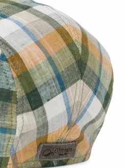 Göttmann Mützen & Caps<Schiebermütze aus Leinen - Jackson-A schilf mehrfarbig kariert
