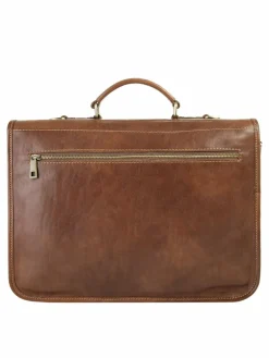 piké Taschen & Rucksäcke<Unisex Aktentasche braun uni