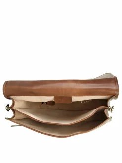 piké Taschen & Rucksäcke<Unisex Aktentasche braun uni