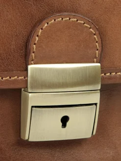 piké Taschen & Rucksäcke<Unisex Aktentasche braun uni