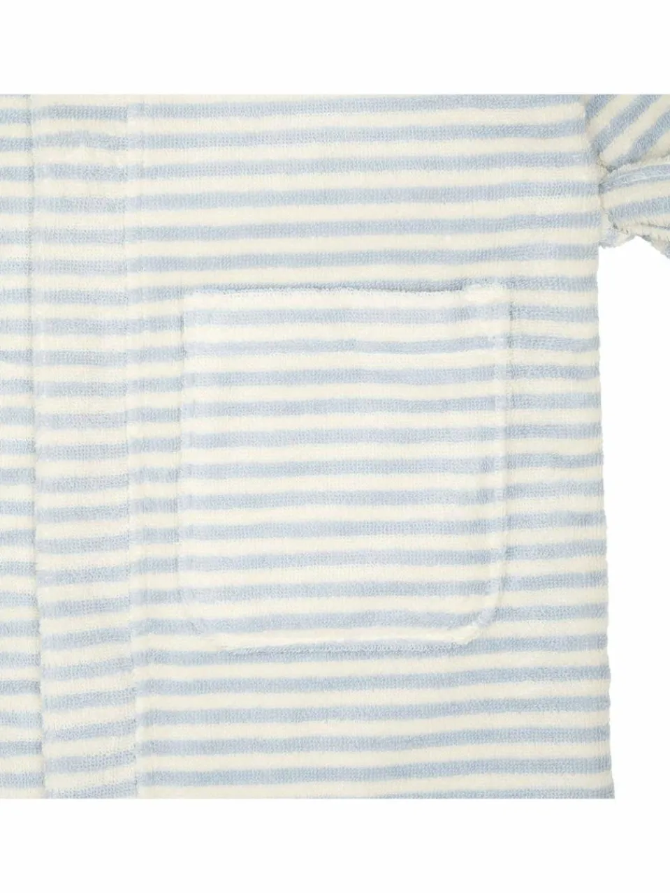 Steiff Mädchen<Unisex Bademantel hellblau gestreift