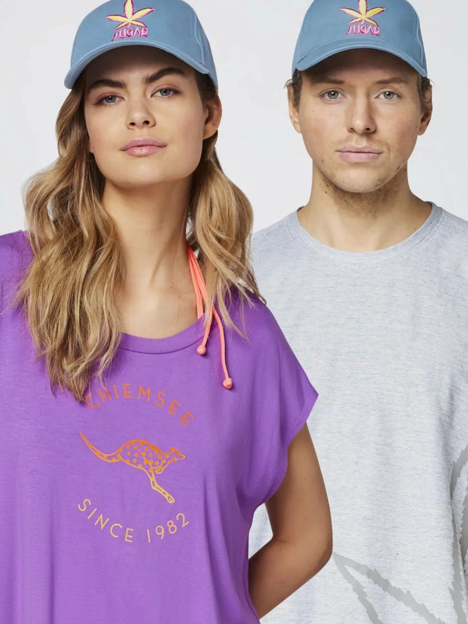 Chiemsee Mützen & Caps<Unisex Basecap blau bedruckt