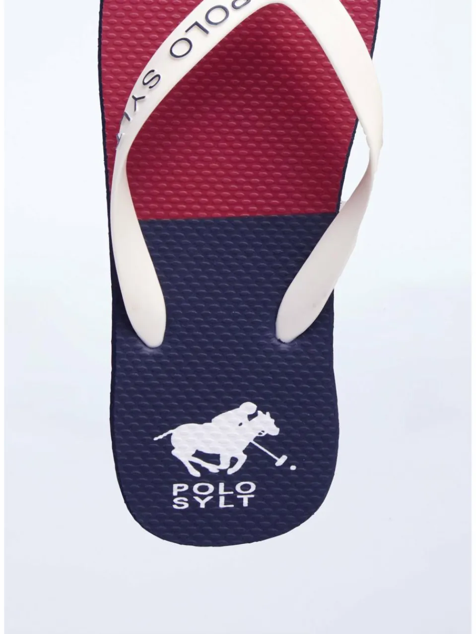 Polo Sylt Zehentrenner|Zehentrenner<Unisex Beach-Sandals blau gemustert