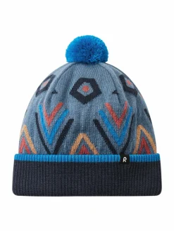 reima Jungen<Unisex Beanie - Koillinen blau gemustert