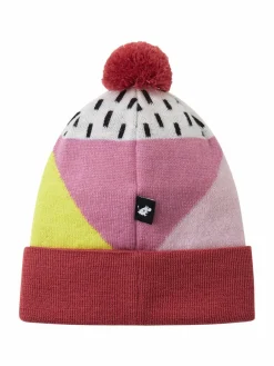 reima Jungen|Mädchen<Unisex Beanie - Moomin Flinga rot gemustert