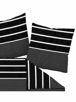 Janine Heimtextilien<Unisex Bettwäsche 1er Pack mehrfarbig gestreift