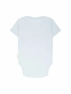 Steiff Jungen|Mädchen<Unisex Body hellblau gemustert