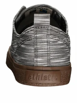Ethletic Sneaker|Sneaker<Unisex Canvas Sneaker hellgrau gestreift