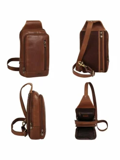 piké Taschen & Rucksäcke<Unisex Crossover Bag braun uni