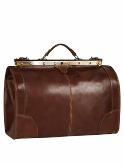 piké Taschen & Rucksäcke<Unisex Doktortasche / Reisetasche braun uni